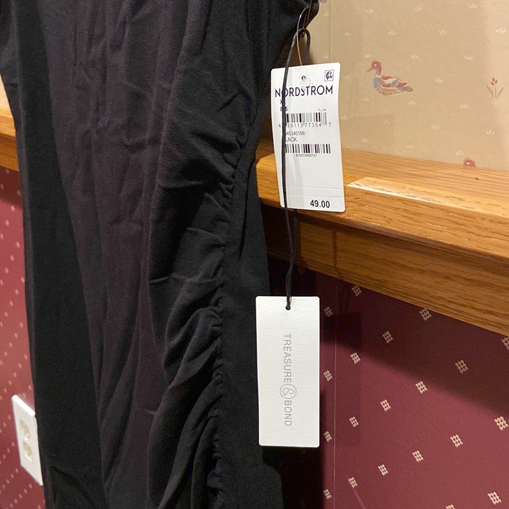 NWT Treasure & Bond Black Dress - Picture 2 of 3